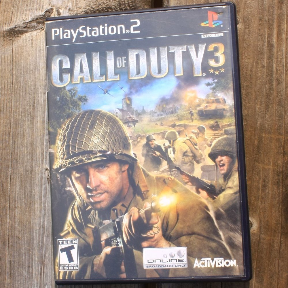 PlayStation 2 Call of Duty 3 Video Game Activision SONY Play Station PS2